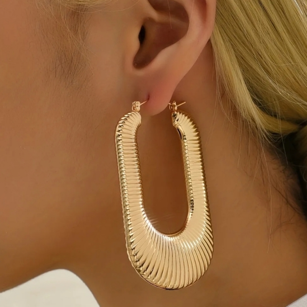 Geometric Dangle Earrings